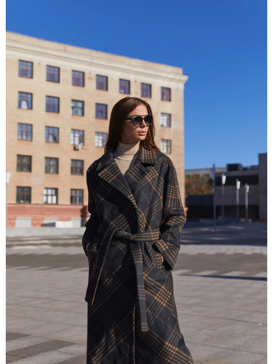 Пальто в клетку Andreea
