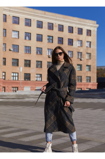 Пальто в клетку Andreea