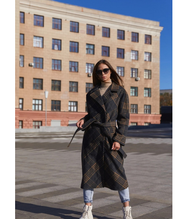 Пальто в клетку Andreea