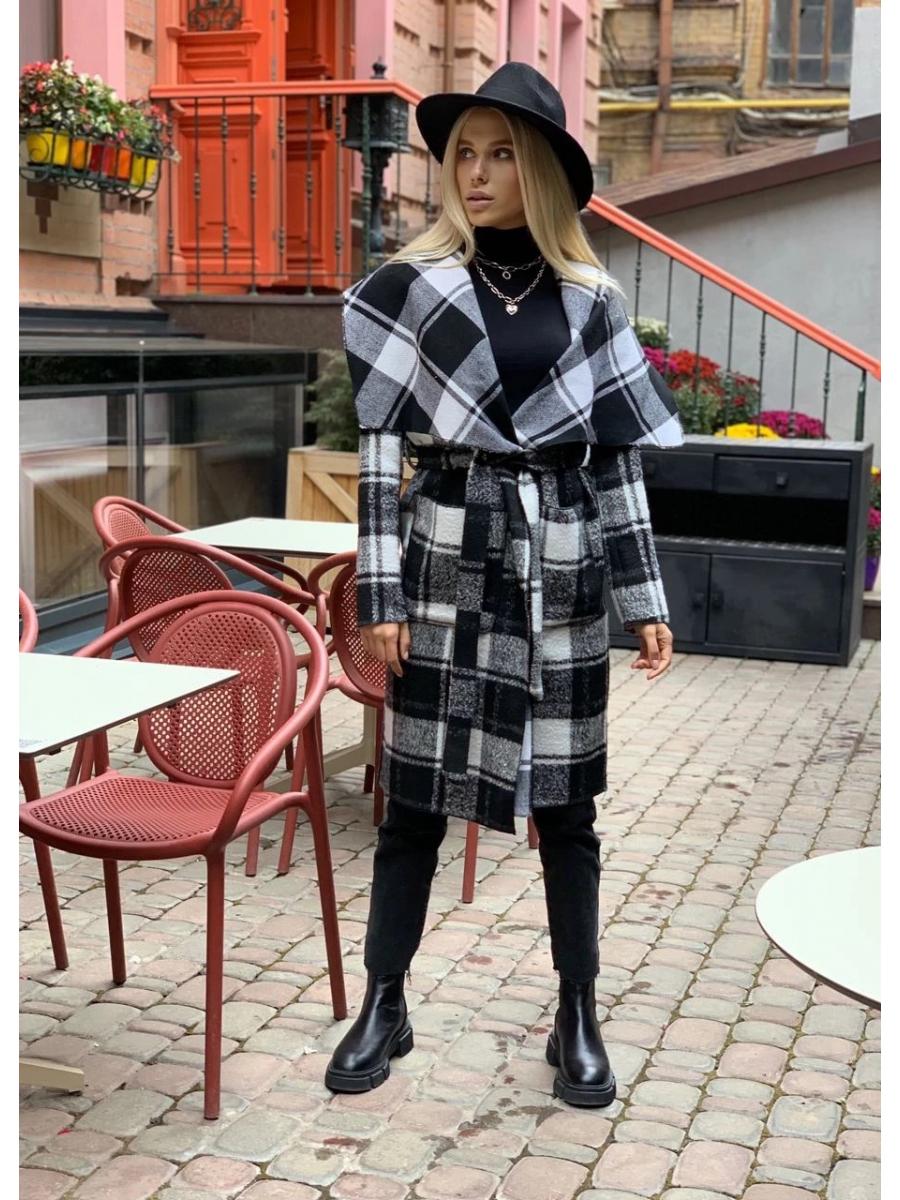 Пальто в клетку Daisy