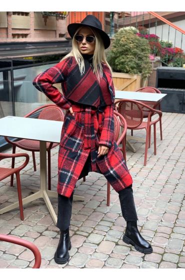 Пальто в клетку Emmelie